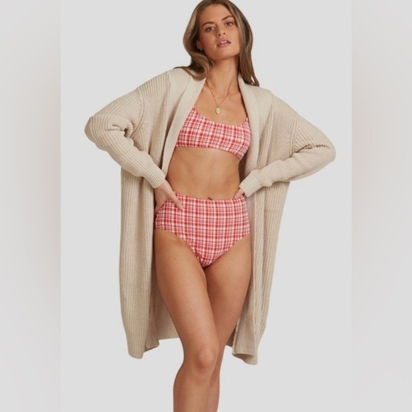 NWOT - Billabong Sundown Longline Knit Cardigan - Size Large - Picture 4 of 11